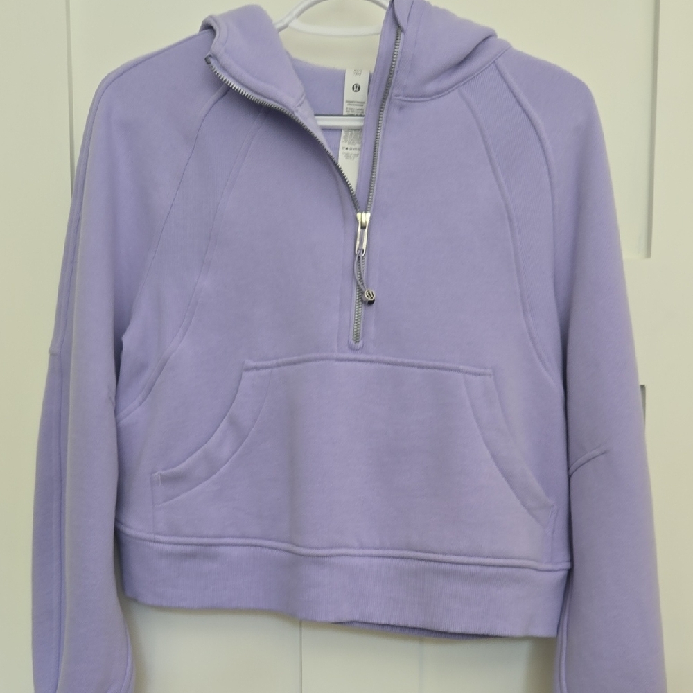 Lavender Half-Zip Hoodie